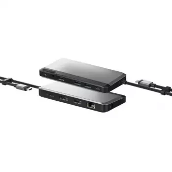 Dock ALOGIC U1CAD-SGR przewodowy USB 3.2 Gen 1 Type-C szary 85 W