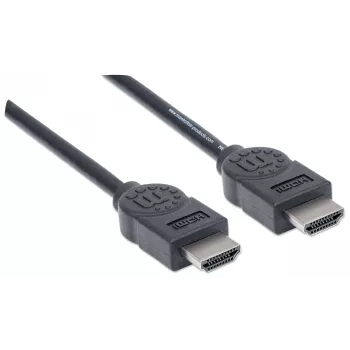 Kabel HDMI Męski-Męski Manhattan HDMM6 4K@30Hz 1.8m Czarny