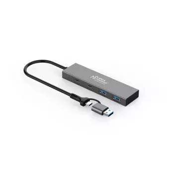 Microconnect UC0066-5G-USB-C-4IN1 hub interfejsu USB-C 4 porty