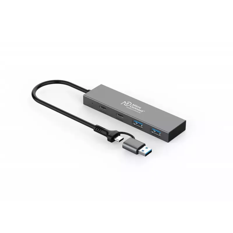 Microconnect UC0066-5G-USB-C-4IN1 hub interfejsu USB-C 4 porty