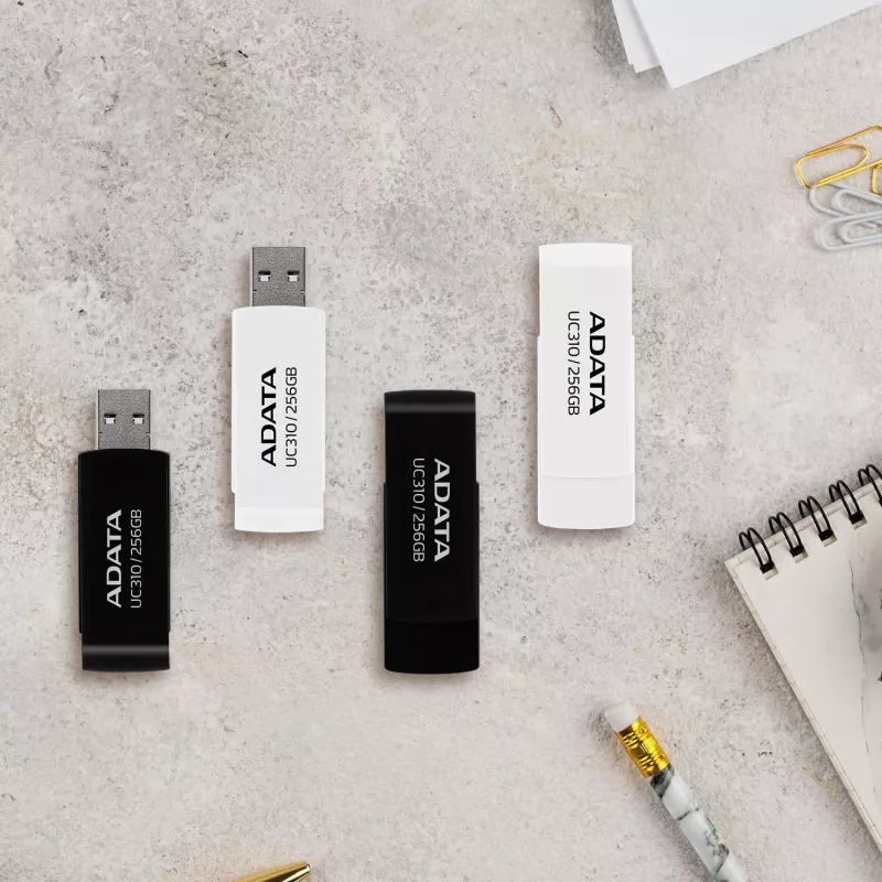 ADATA UC310 pamięć flash USB 256 GB USB Typ-A 3.2 Gen 1 (3.1 Gen 1) Biały