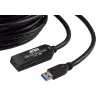 Kabel przedłużający ATEN USB 3.2 Gen1 10 m USB A na USB C Czarny