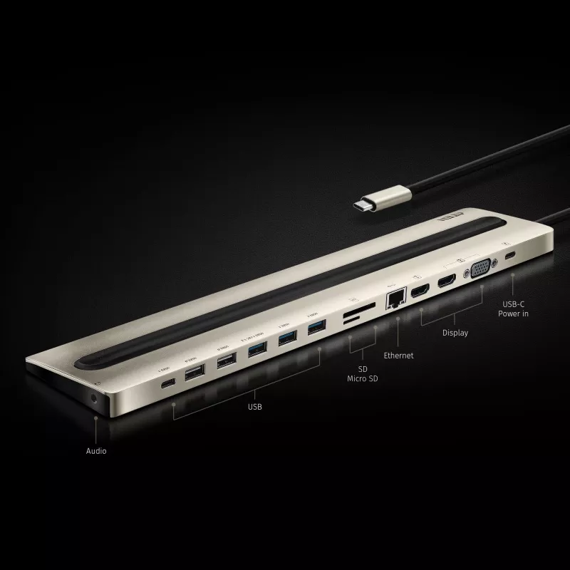 ATEN USB-C Multiport Dock z przesyłem mocy