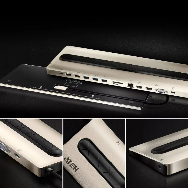 ATEN USB-C Multiport Dock z przesyłem mocy