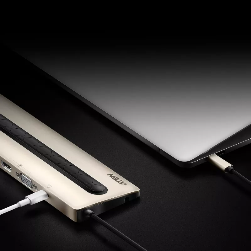 ATEN USB-C Multiport Dock z przesyłem mocy