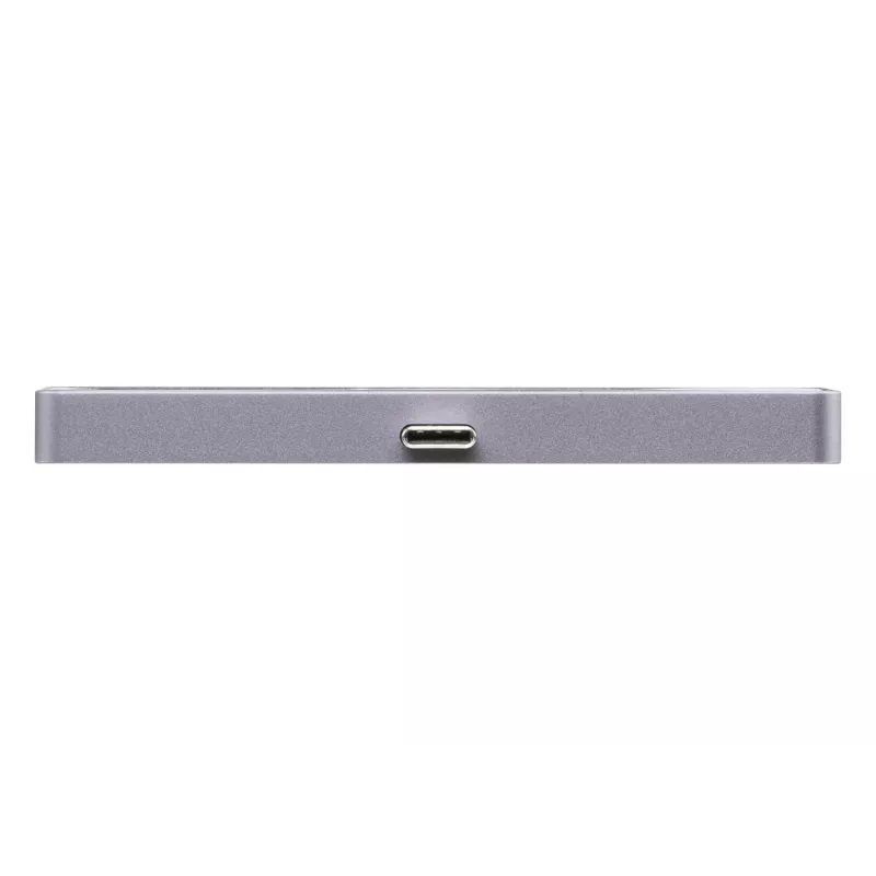Stacja dokująca podróżna ATEN USB-C z przesyłem mocy, uniwersalna, USB Type-C, czarny, srebrny