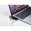 Stacja dokująca podróżna ATEN USB-C z przesyłem mocy, uniwersalna, USB Type-C, czarny, srebrny