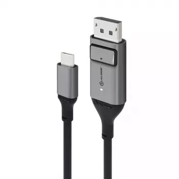 Kabel ALOGIC 2m Ultra USB-C Męski do DP Męski 4K 60Hz LED Biały