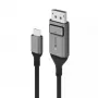 Kabel ALOGIC 2m Ultra USB-C Męski do DP Męski 4K 60Hz LED Biały