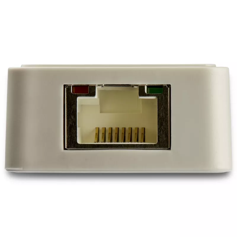 StarTech.com Adapter USB-C na Gigabit Ethernet z portem USB-A — Biały, 1 Gb/s, NIC USB 3.0/USB 3.1 Type-C, Adapter sieciowy 1GbE USB-C RJ45/LAN, kompatybilny z TB3, Windows, MacBook Pro, Chromebook