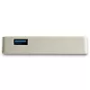 StarTech.com Adapter USB-C na Gigabit Ethernet z portem USB-A — Biały, 1 Gb/s, NIC USB 3.0/USB 3.1 Type-C, Adapter sieciowy 1GbE USB-C RJ45/LAN, kompatybilny z TB3, Windows, MacBook Pro, Chromebook