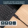 StarTech.com Adapter USB C do Gigabit Ethernet - 1Gbps NIC USB 3.0/USB 3.1 Typ C Adapter sieciowy - 1GbE USB-C do RJ45/LAN Port Thunderbolt 3 Kompatybilny Windows MacBook Pro Chromebook
