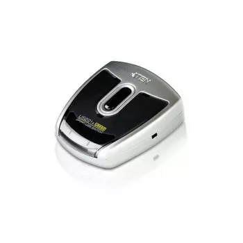 ATEN Przełącznik peryferyjny USB 2.0 2-portowy, tworzywo sztuczne, 0 - 40 °C, -20 - 60 °C, 0 - 80%, 71,8 mm, 65,8 mm