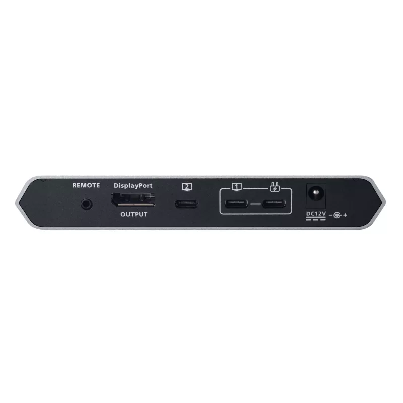 ATEN 2-Port 4K DisplayPort USB-C KVM Dock Switch z funkcją Power Pass-through