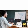 ATEN 2-Port 4K DisplayPort USB-C KVM Dock Switch z funkcją Power Pass-through