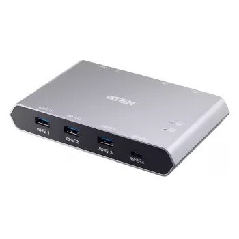 Przełącznik współdzielenia urządzeń peryferyjnych ATEN 2x4 USB-C Gen2