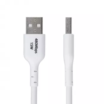 StarTech.com Kabel ładujący USB-A na USB-C 3 m (9,8 stopy), ładowanie i synchronizacja, 3 A, USB 2.0, powłoka TPE - Biały przewód ładujący USB