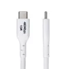 StarTech.com Kabel ładujący USB-A na USB-C 3 m (9,8 stopy), ładowanie i synchronizacja, 3 A, USB 2.0, powłoka TPE - Biały przewód ładujący USB