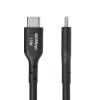 StarTech.com 4m (13ft) USB-A do USB-C Kabel ładujący, Ładowanie i synchronizacja, 3A, USB 2.0, Powłoka TPE - Czarny kabel ładujący USB