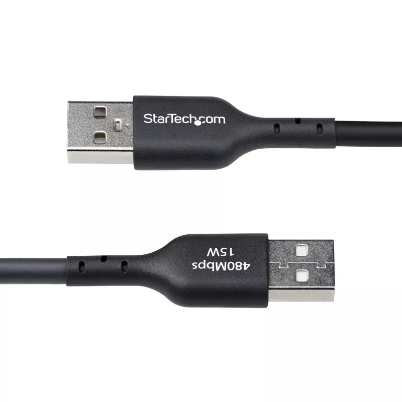 StarTech.com 4m (13ft) USB-A do USB-C Kabel ładujący, Ładowanie i synchronizacja, 3A, USB 2.0, Powłoka TPE - Czarny kabel ładujący USB