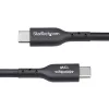 StarTech.com 4m (13ft) USB-A do USB-C Kabel ładujący, Ładowanie i synchronizacja, 3A, USB 2.0, Powłoka TPE - Czarny kabel ładujący USB