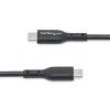 Kabel ładujący StarTech.com USB-C 4 m, ładowanie i synchronizacja, PD 60 W (3 A), kabel do ładowarki laptopa USB 2.0, powłoka TPE – czarny przewód ładujący USB C