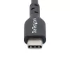 Kabel ładujący StarTech.com USB-C 4 m, ładowanie i synchronizacja, PD 60 W (3 A), kabel do ładowarki laptopa USB 2.0, powłoka TPE – czarny przewód ładujący USB C