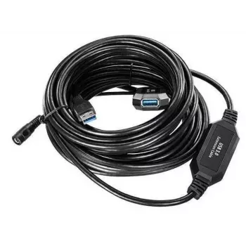 Kabel USB Microconnect USB3.0AAF10A USB 3.2 Gen 1 (3.1 Gen 1) 10 m USB A Czarny