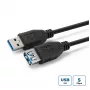 Microconnect USB3.0AAF1B kabel USB USB 3.2 Gen 1 (3.1 Gen 1) 1 m USB A czarny