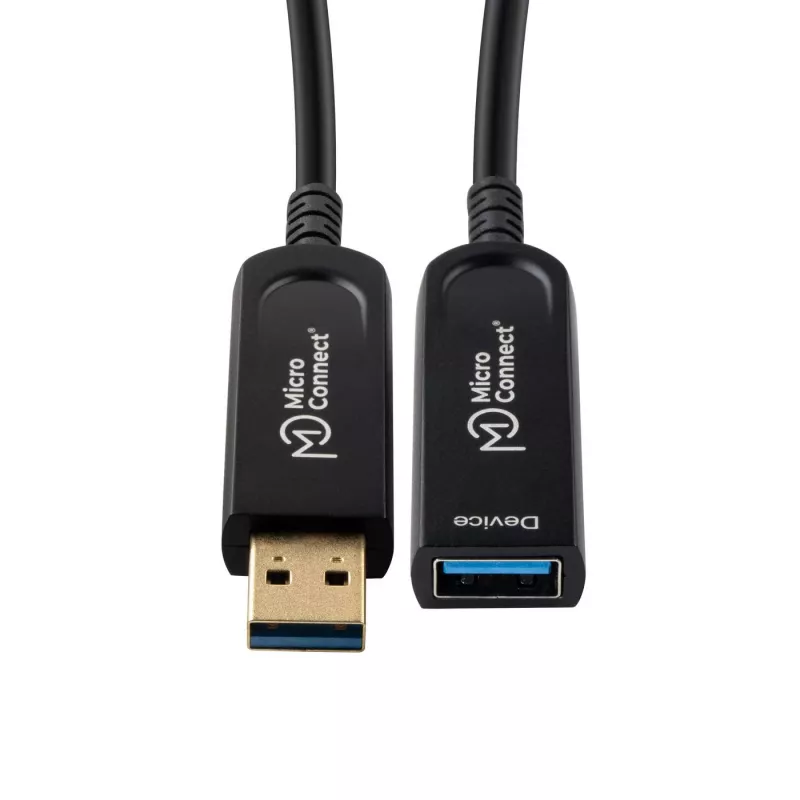 Microconnect USB3.0AAF20AOP kabel USB USB 3.2 Gen 1 (3.1 Gen 1) 20 m USB A Czarny