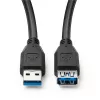 Microconnect USB3.0AAF2B kabel USB USB 3.2 Gen 1 (3.1 Gen 1) 2 m USB A Czarny