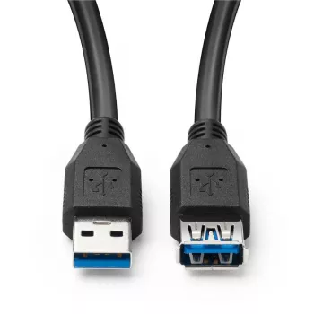 Kabel USB Microconnect USB3.0AAF5B USB 3.2 Gen 1 (3.1 Gen 1) 5 m USB A Czarny
