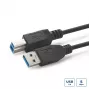 Kabel USB Microconnect USB3.0AB2B USB 3.2 Gen 1 (3.1 Gen 1) 2 m USB A USB B Czarny