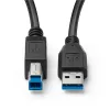 Kabel USB Microconnect USB3.0AB2B USB 3.2 Gen 1 (3.1 Gen 1) 2 m USB A USB B Czarny
