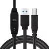 Kabel Microconnect Active USB3.0 A-B 7m M-M czarny 5 Gbit/s