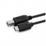 Kabel USB Microconnect USB3.1C2B1 USB 2.0 1 m USB C USB B Czarny