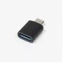 Microconnect USB3.1CAAF adapter złącza kabla USB C USB A Czarny