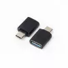 Microconnect USB3.1CAAF adapter złącza kabla USB C USB A Czarny