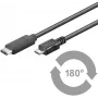 Microconnect USB3.1CAMIB1 kabel USB USB 2.0 1 m USB C Micro-USB B Czarny