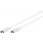 Microconnect USB3.1CC05W kabel USB 3.2 Gen 2 (3.1 Gen 2) 0.5 m USB C biały