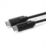 Microconnect USB3.1CC1 kabel USB USB 3.2 Gen 2 (3.1 Gen 2) 1 m USB C Czarny