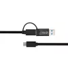 Kabel USB Microconnect USB3.1CCA1 USB 3.2 Gen 1 (3.1 Gen 1) 1 m USB-C czarny