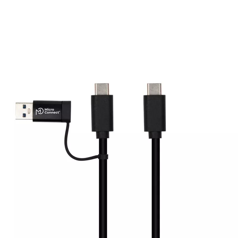 Kabel USB Microconnect USB3.1CCA1 USB 3.2 Gen 1 (3.1 Gen 1) 1 m USB-C czarny