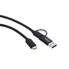 Kabel USB Microconnect USB3.1CCA1 USB 3.2 Gen 1 (3.1 Gen 1) 1 m USB-C czarny