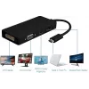 Adapter graficzny USB Microconnect USB3.1CCOM10 3840 x 2160 pikseli Czarny