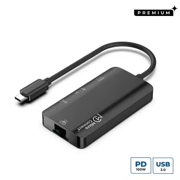 Stacja dokująca/replikator portów Microconnect USB3.1CCOM16 do laptopa, przewodowa, USB 3.2 Gen 1 (3.1 Gen 1) Type-C, szary