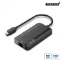 Stacja dokująca/replikator portów Microconnect USB3.1CCOM16 do laptopa, przewodowa, USB 3.2 Gen 1 (3.1 Gen 1) Type-C, szary