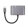 Microconnect USB3.1CETHPDBA zmieniacz płci kabla USB C RJ-45 Czarny