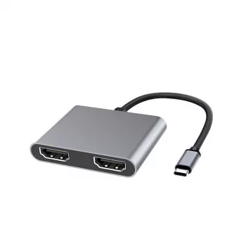 Microconnect USB3.1CHDMIX2 Adapter graficzny USB Czarny