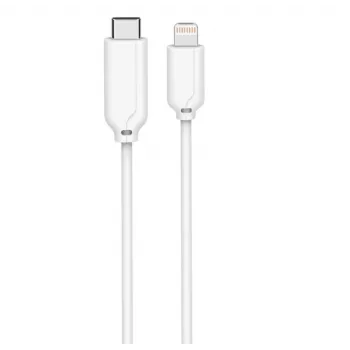 Kabel Microconnect USB3.1CL1 Lightning 1 m biały